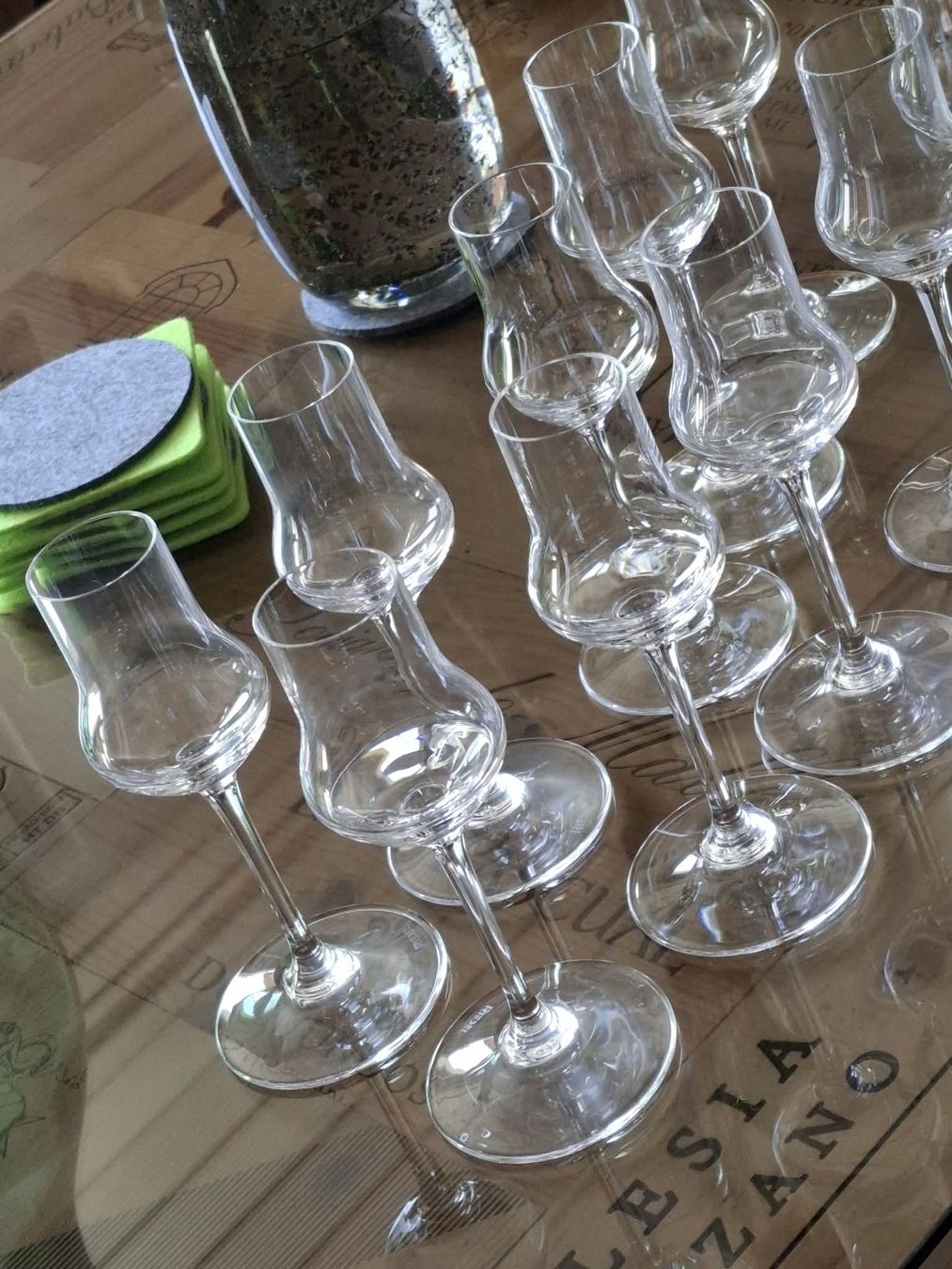 Riedel Bicchieri: Set von 10 Grappaglaesern Riedel – Usato da Zürich venduto da far_yd8w