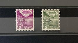 Rollenmarken Landschaft 203yRM und 286RM ungestempelt/*