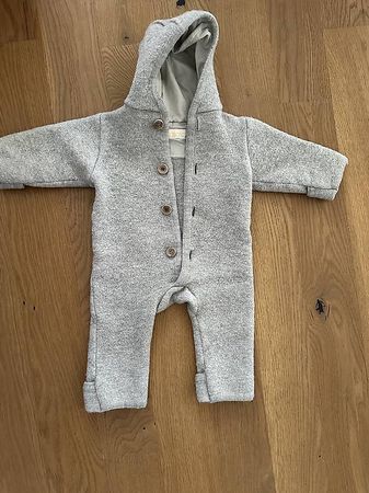 Wollwalk Disana Gr. 62/68 beige Overall Baby 