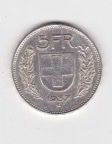 5 Franken 1937 Silber.