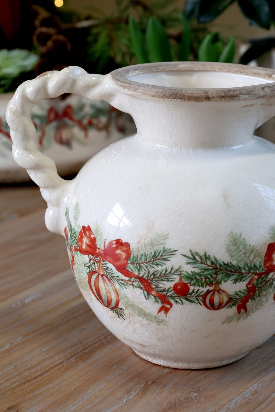Vasi & Recipienti: Chic Antique Kanne mit Weihnachtskugel und Schleife – Nuovo e nell'imballaggio originale da Innertkirchen venduto da Glatthard-Interior 2