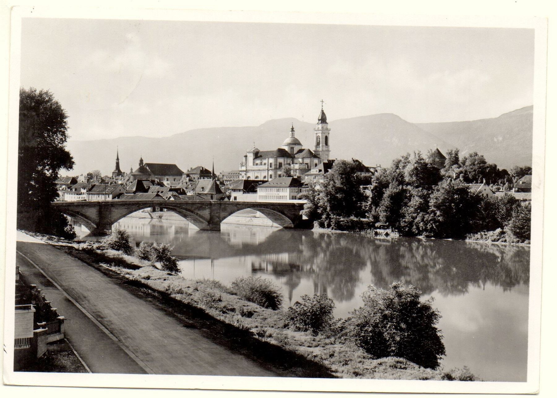 Cartoline postali: SOLOTHURN Rötibrücke – Usato da Jona venduto da philajona