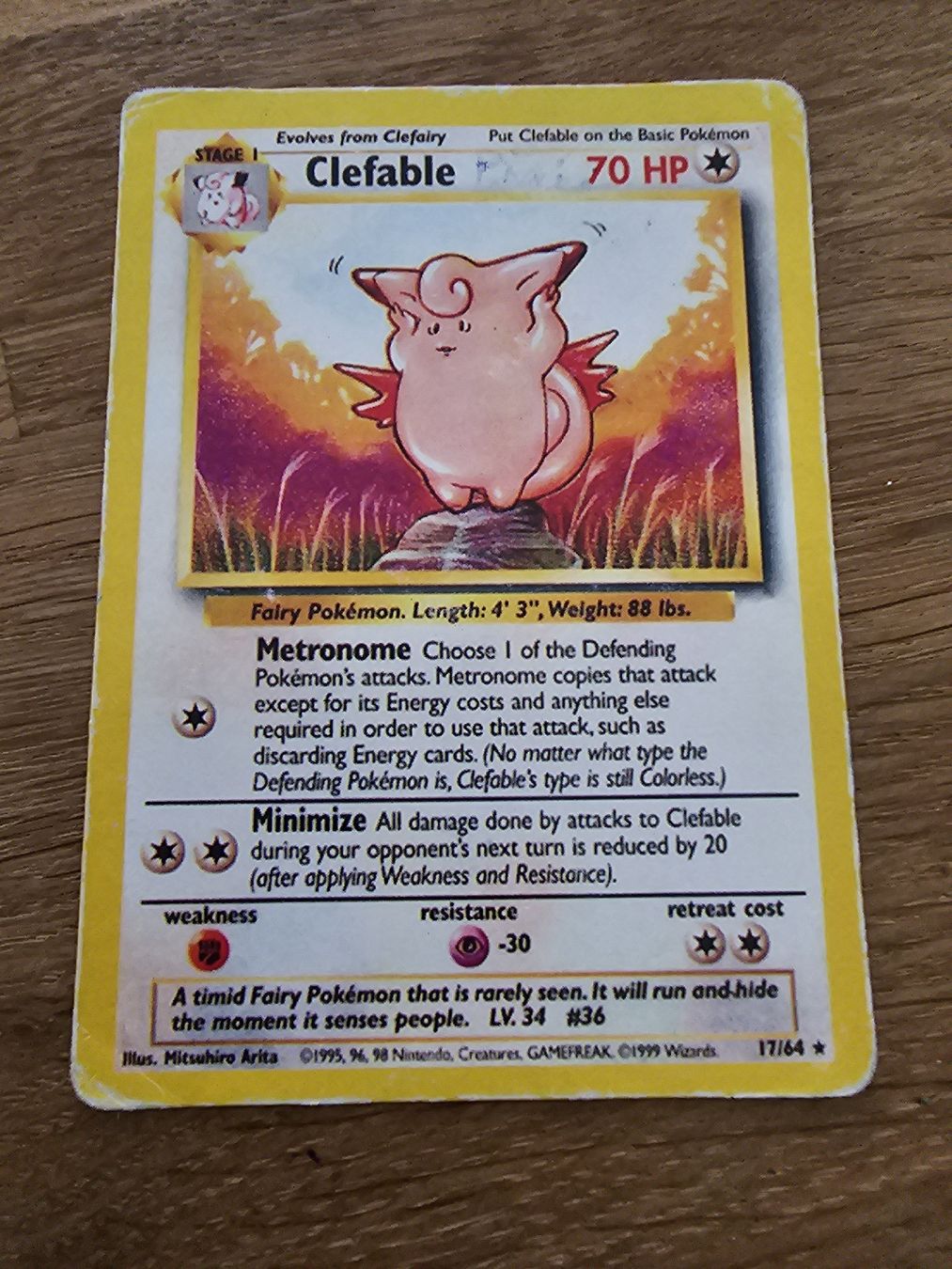 Pokémon Carte collezionabili: Pokemon Karte Clefable / Pixi – Usato da Au SG venduto da lar_bx9h