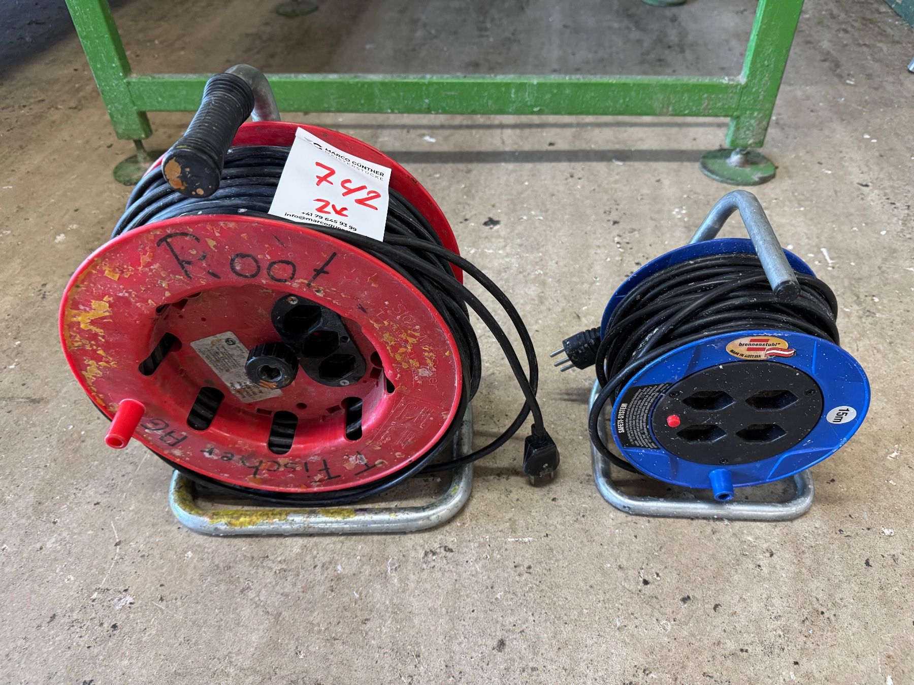 Cavi: 742 2x Kabelrolle aus Liquidation – Usato da Derendingen venduto da Meisterstuecke