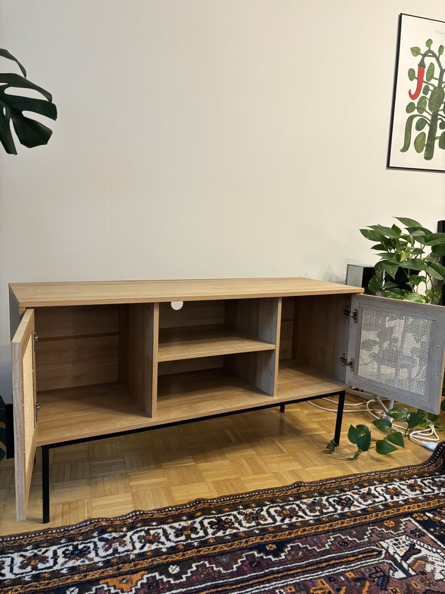 Mobili TV: TV Stand PASCO Rattan Light Brown – Usato da Zürich venduto da tom_9gsk 3