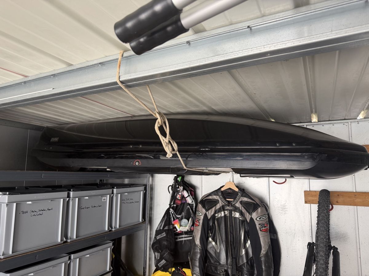 Thule Box da tetto: BMW Dachbox schwarz guter Zustand – Usato da Schaffhausen venduto da Seko1