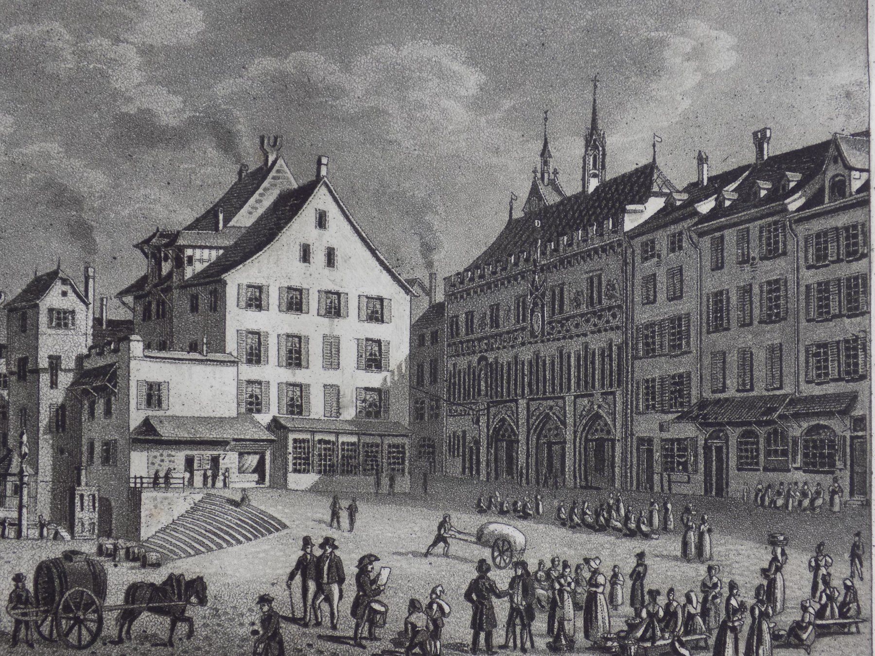 Incisioni: Basel der Marktplatz – Usato da Risch venduto da Rischli15 5