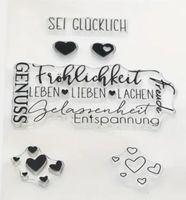 Silikonstempel Sei Glücklich