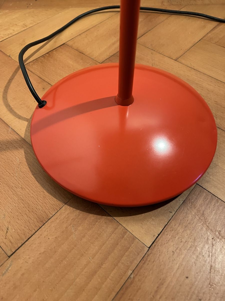 Lampen: Vintage Stehlampe rot/chrom – Gebraucht aus Bern von Findus101 7