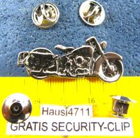 HD 2NÄGEL-PIN HARLEY-DAVIDSON OLDTIMER GEPRÄGT SILBRIG