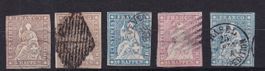 CH Briefmarken Lot "5 x Strubel"