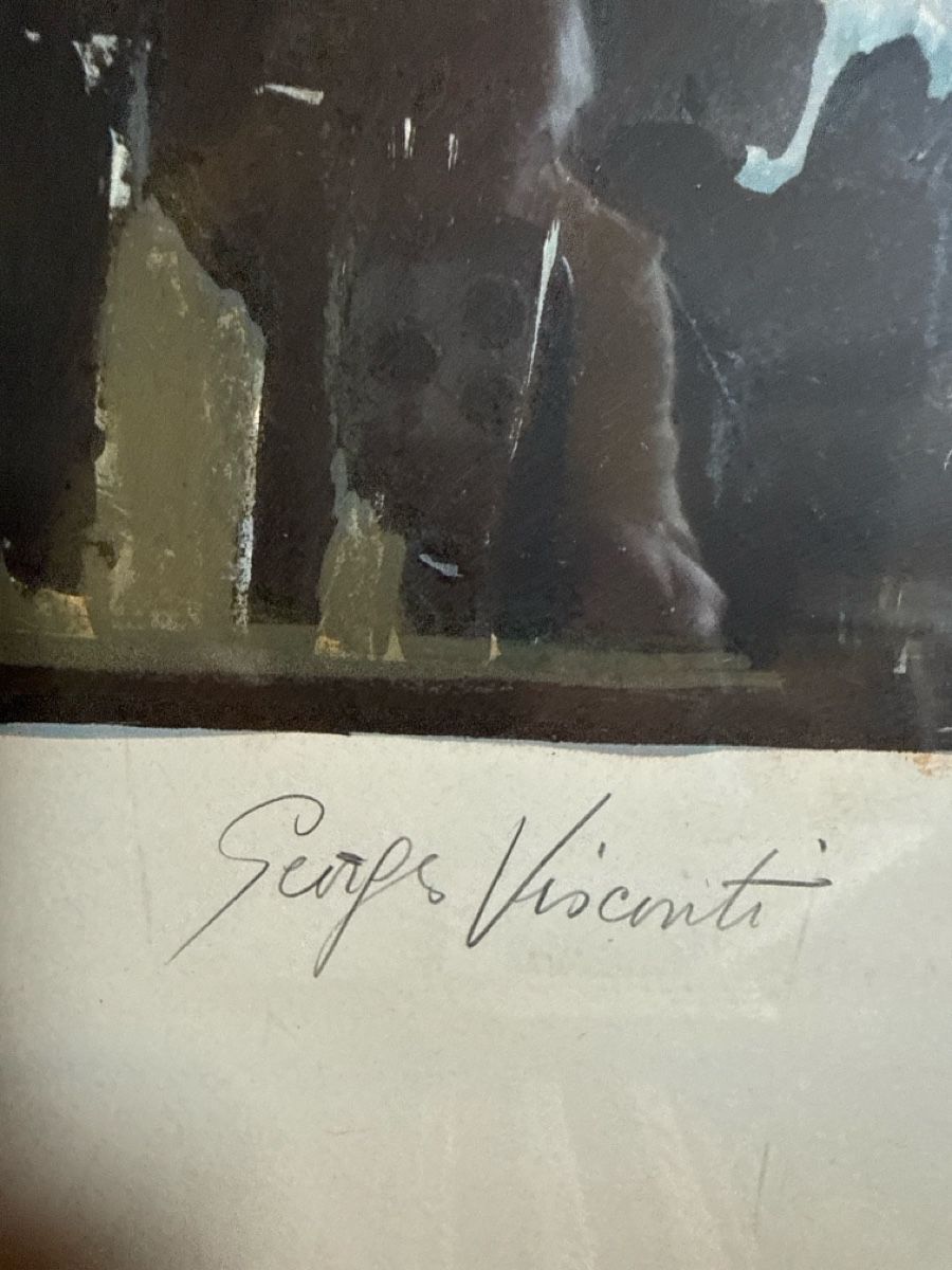 Incisioni: VISCONTI Georges Lithographie sans titre – Usato da Schmitten FR venduto da Hohezelg 2