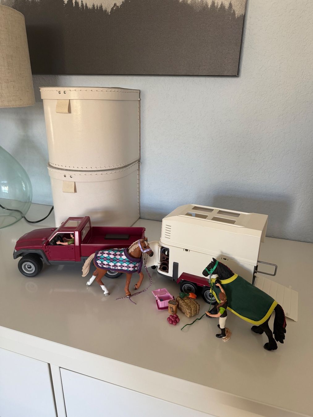 Schleich Jouets: Schleich Auto mit Anhänger – D'occasion à Lohn SH par mathea 3
