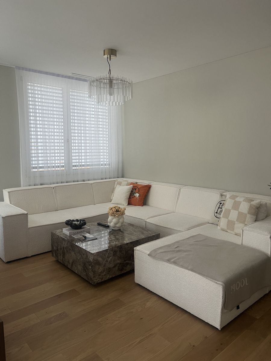 Divani: Ecksofa Stoff Weiss modulares System guter Zustand – Nuovo (secondo la descrizione) da Unterägeri venduto da zeq_xm6c