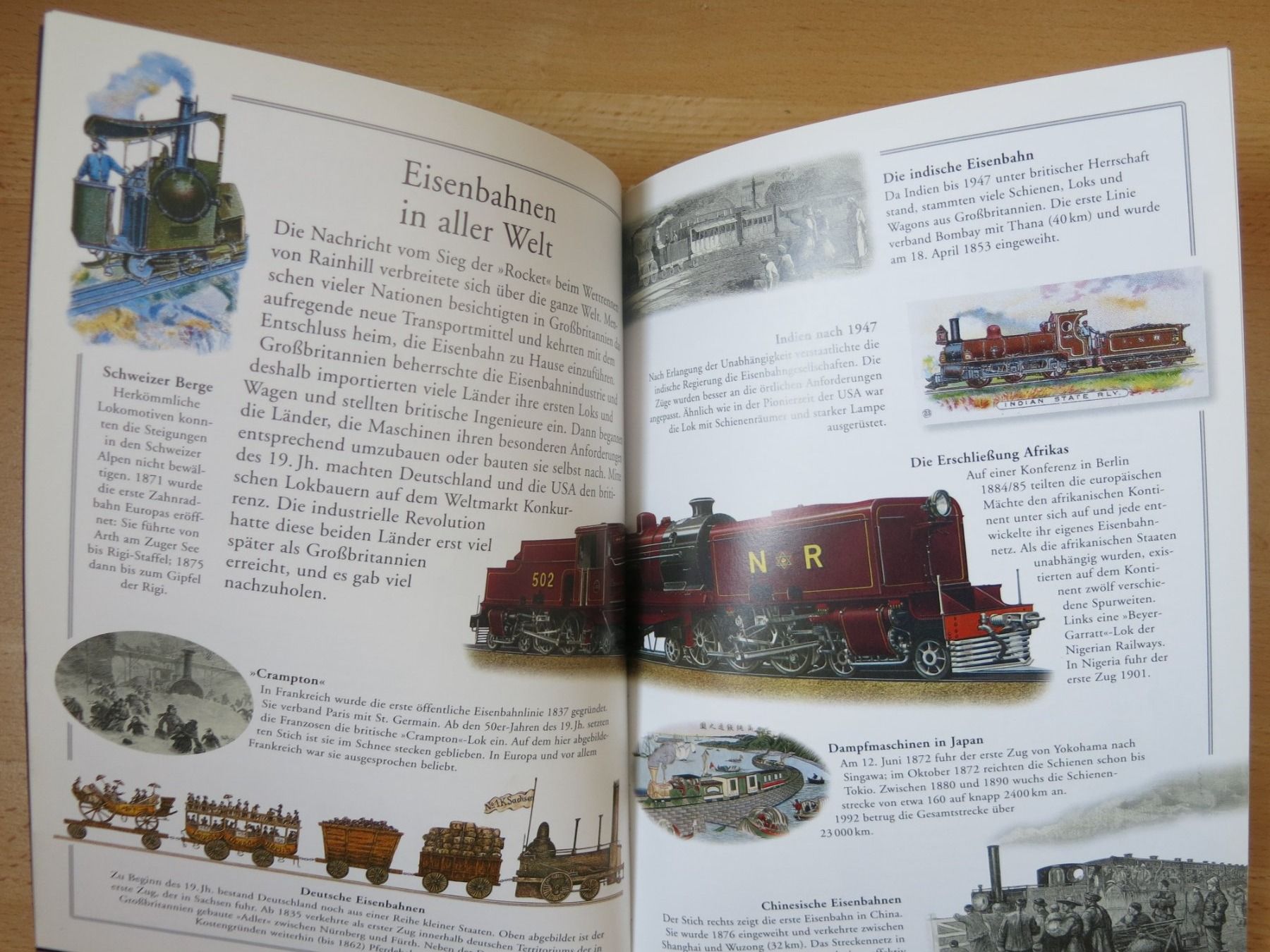 Libri: Wissen der Welt - Die Eisenbahn - Ars Edition – Nuovo (secondo la descrizione) da Sissach venduto da kaupa 3