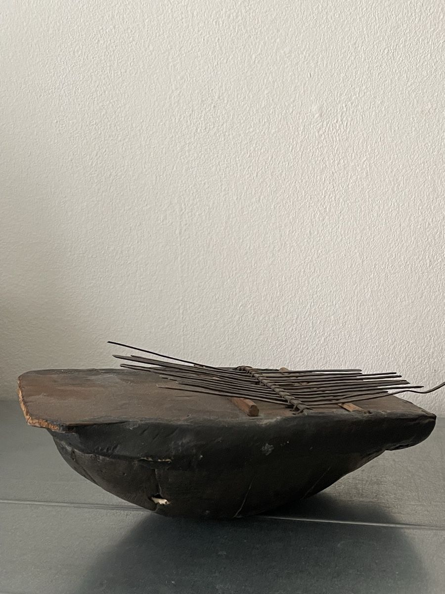 Strumenti musicali: Ancient tribal African Kalimba Turtle Shell – Usato da Basel venduto da Amechan. 8