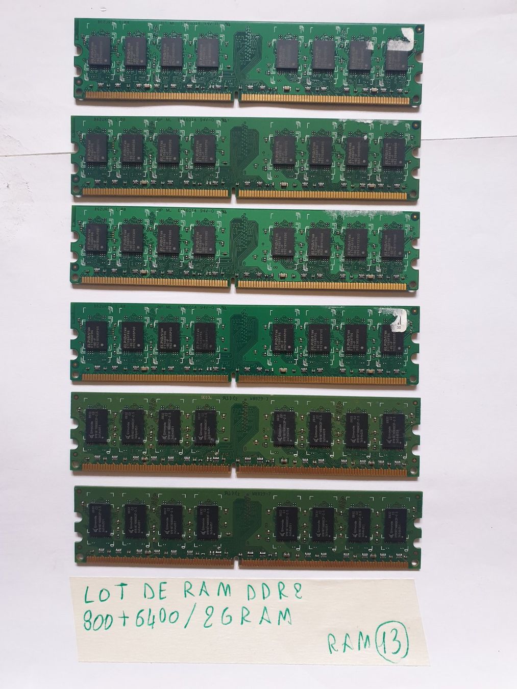 Corsair Mémoires / RAM: RAM  DDR2 / 800 + 6400 / 2Gram – D'occasion à Moudon par Amaroli7 1