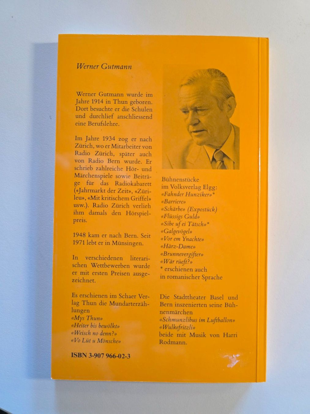 Libri: Mys Thun - Werner Gutmann - Schaer Verlag Thun 1985 – Usato da Walterswil BE venduto da Lonitti 4