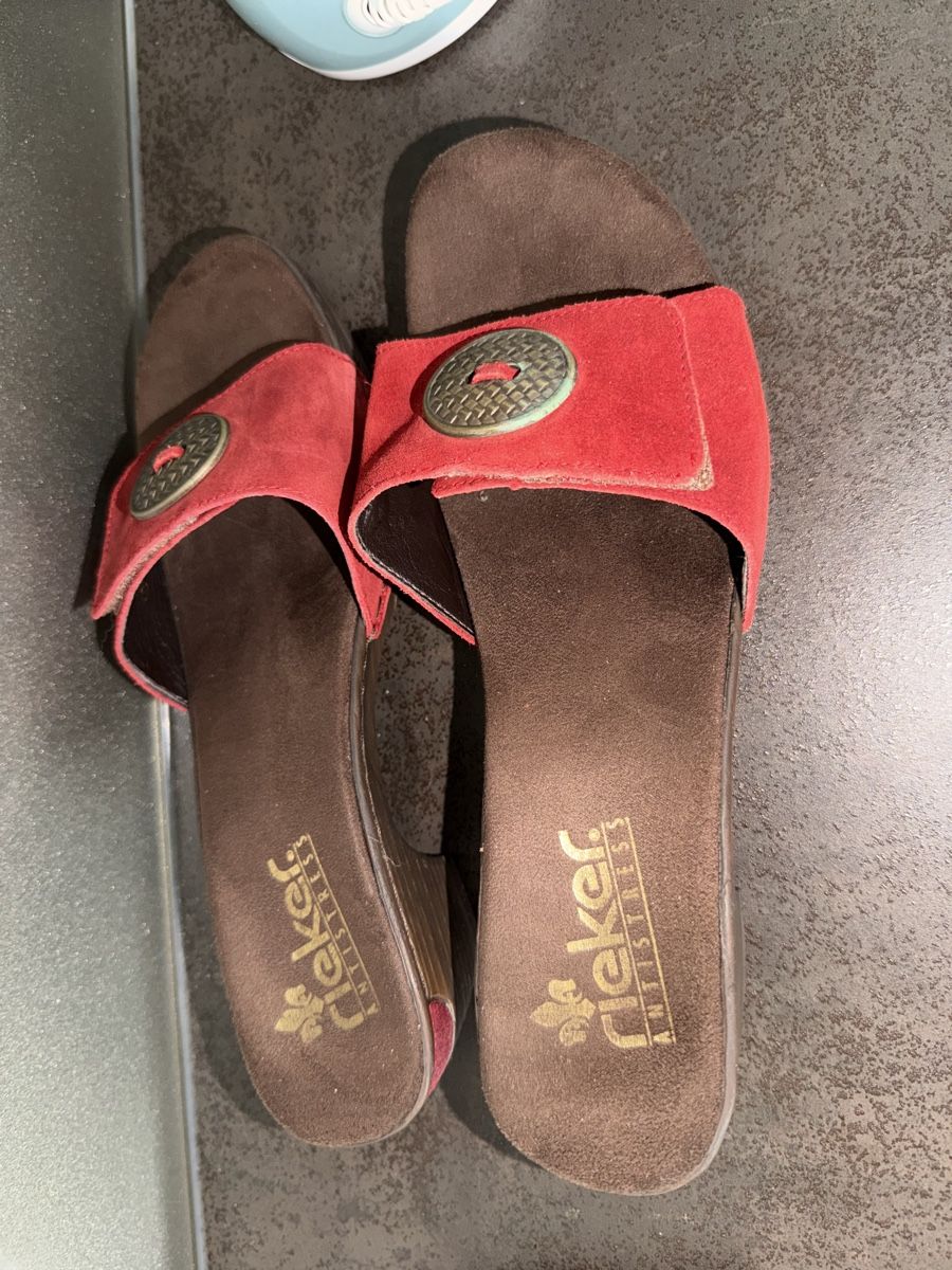 Rieker Scarpe da donna: Leder Sandale RIEKER 42 neu – Nuovo (secondo la descrizione) da Dornach venduto da samuti 2