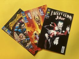 DC Comics Konvolut Nr.: 7, 8, 9 /Joker, Harley Quinn, Batman