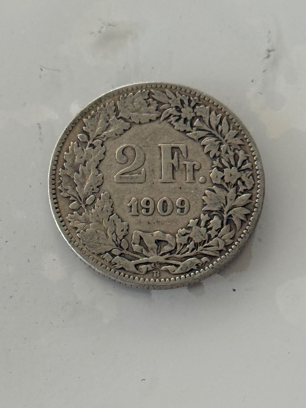 Tutti le monete: 2 Franken 1909  Rar – Usato da Wallisellen venduto da SWISS_SILVER1