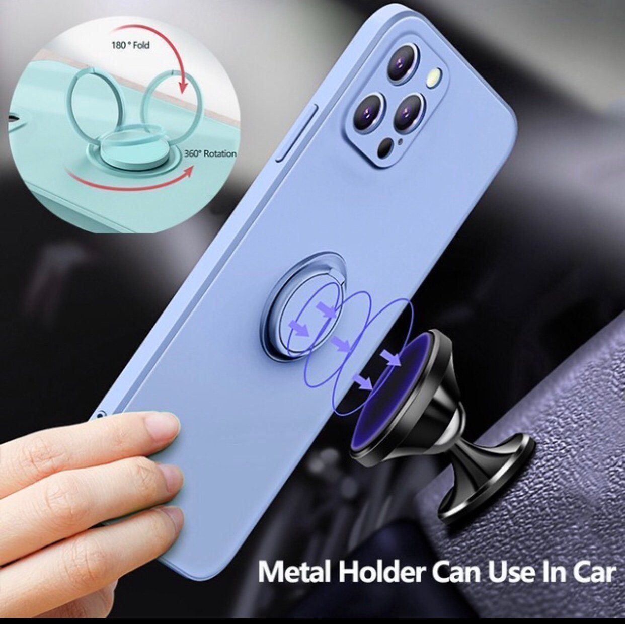 Covers & Schutzfolien: Handyhülle Ring Rot Holder I phone 12 MINI – Neu und originalverpackt aus Kreuzlingen von elviajero24 4