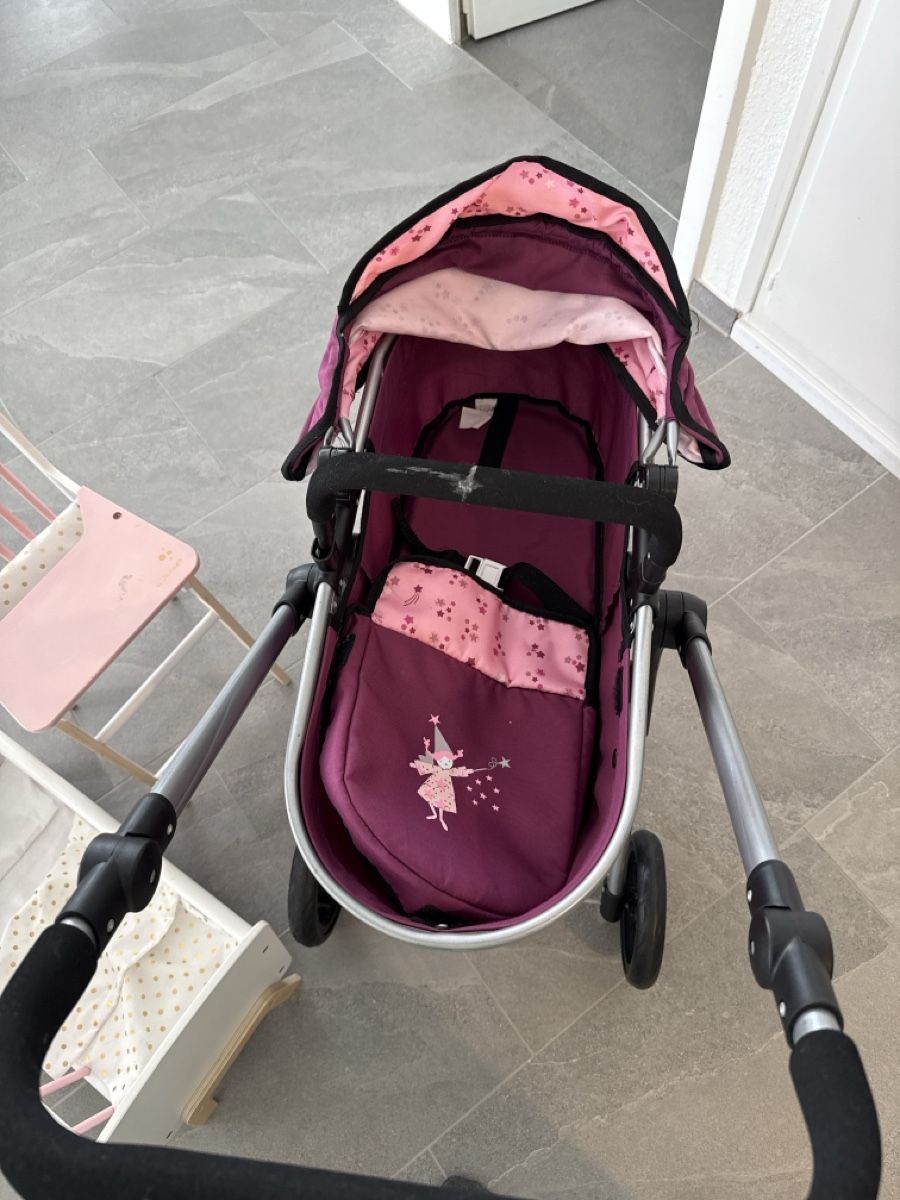 Carrozzine per bambole: Doll's Stroller, High Chair and Bed Set - Great Condition – Usato da Oberglatt ZH venduto da Sale12 3