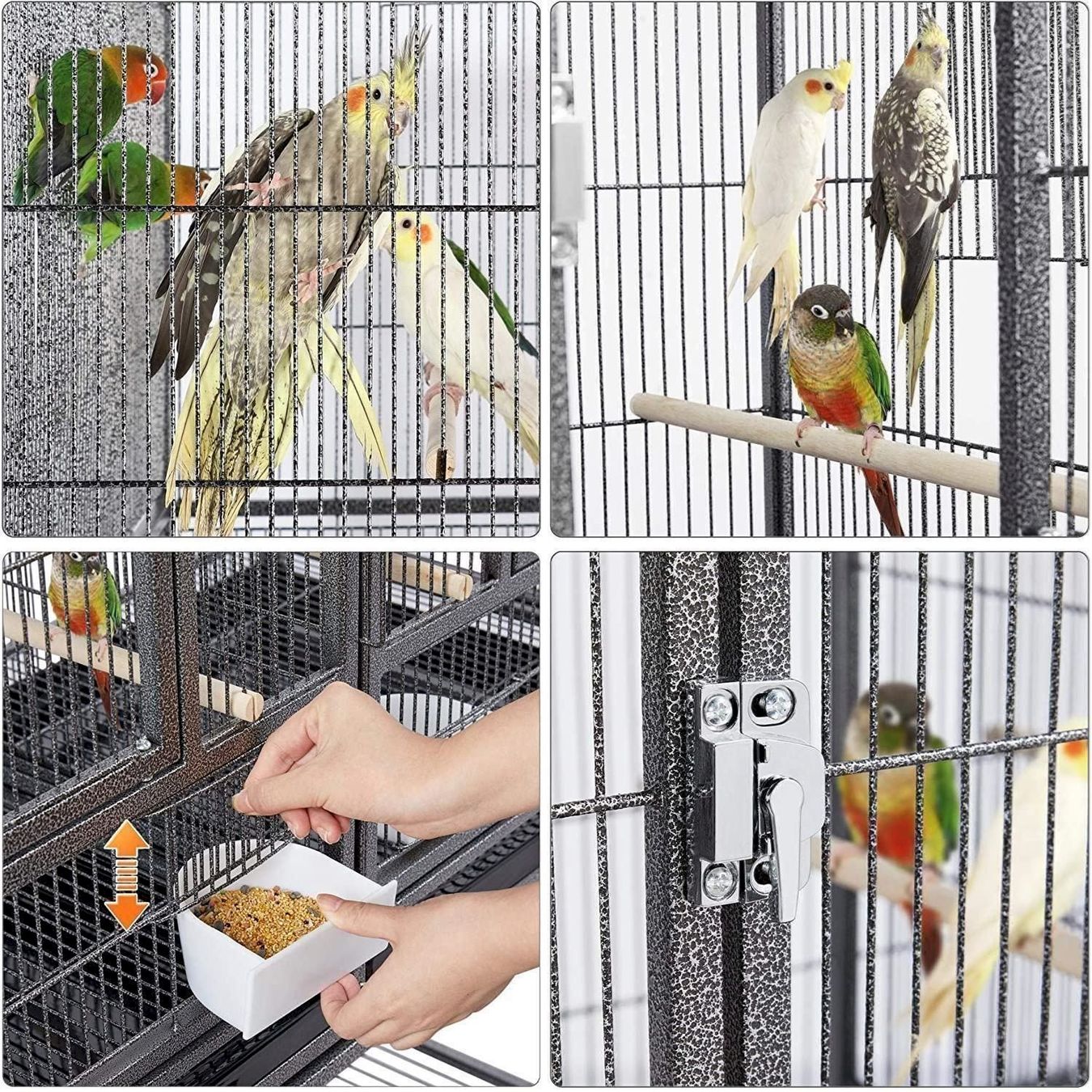 Vogelhäuser: Großer Vogelkäfig Doppelkäfig – Neu und originalverpackt aus Bottighofen von zaap 7