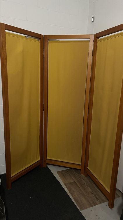 YIUHART 4-Panel Room Divider – Foldable Privacy Screen For Home & Garden, 225x165cm, Grey – Indoor & Outdoor Use