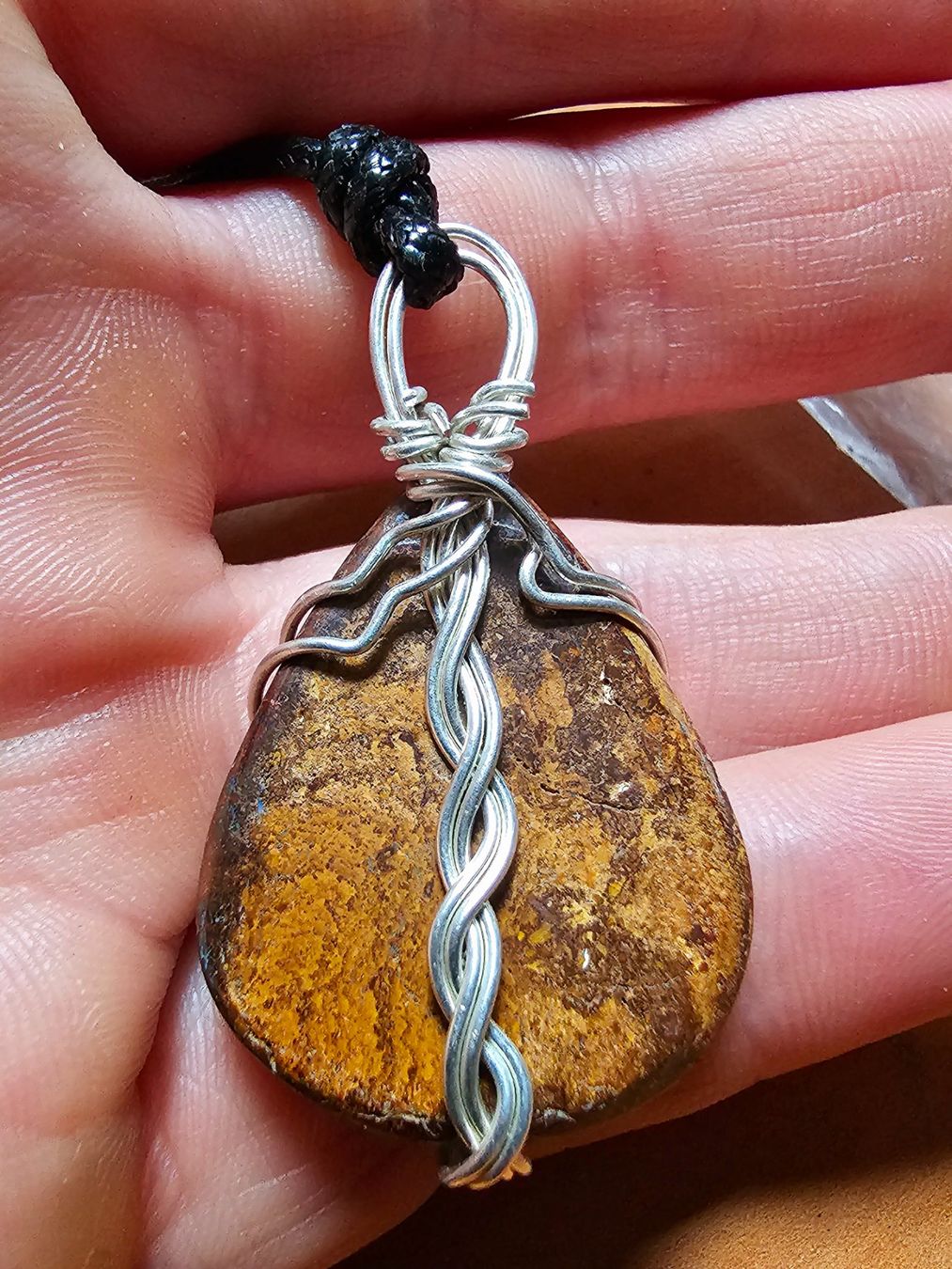 Pendentifs: Grosser Australischer Matrix Opal 925 Silber Anhänger – Neuf avec emballage d'origine à Uerkheim par Winwinner 5