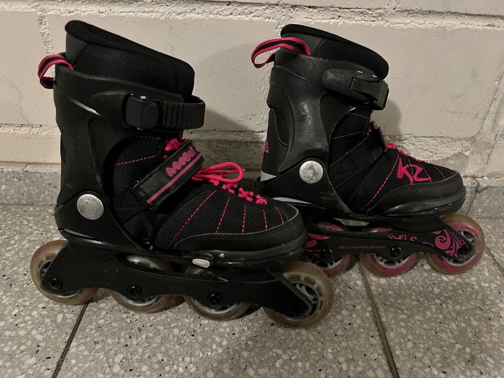 K2 Inline Skates verstellbar für Mädels Gr. 3237, Schwarz Kaufen auf Ricardo