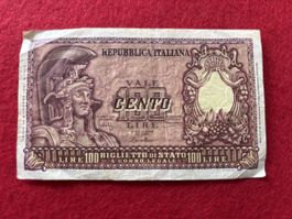Billet Italie 🇮🇹 100 lire 