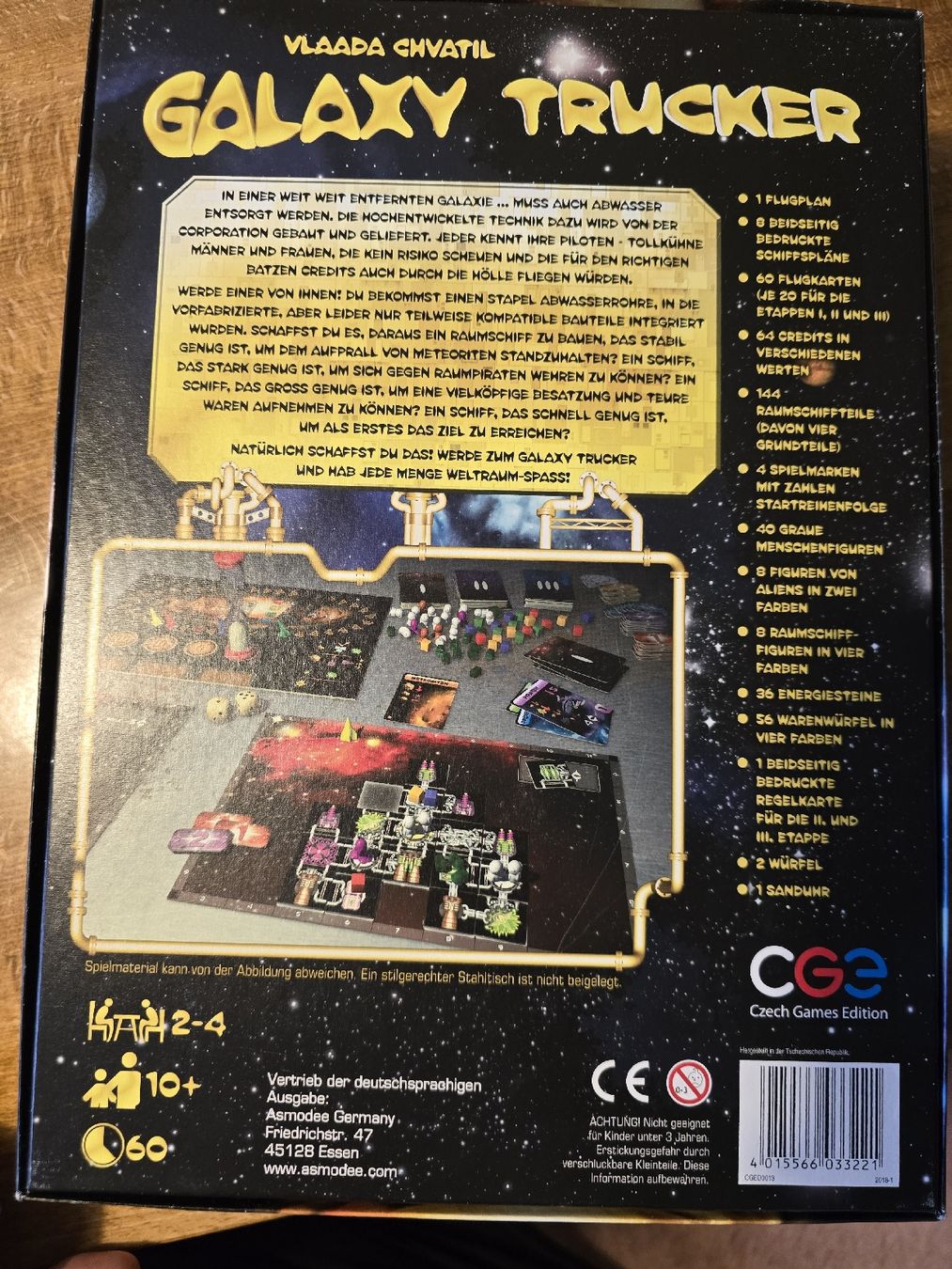 Giochi: Brettspiel Galaxy Trucker Deutsch neu – Nuovo (secondo la descrizione) da Zürich venduto da smbebaye 1