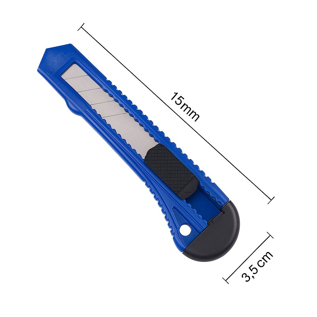 Tutti gli attrezzi: Cuttermesser 18 mm | Profi Teppichmesser mit Abbrechklinge – Nuovo e nell'imballaggio originale da Bülach venduto da StoreInShop.com 1