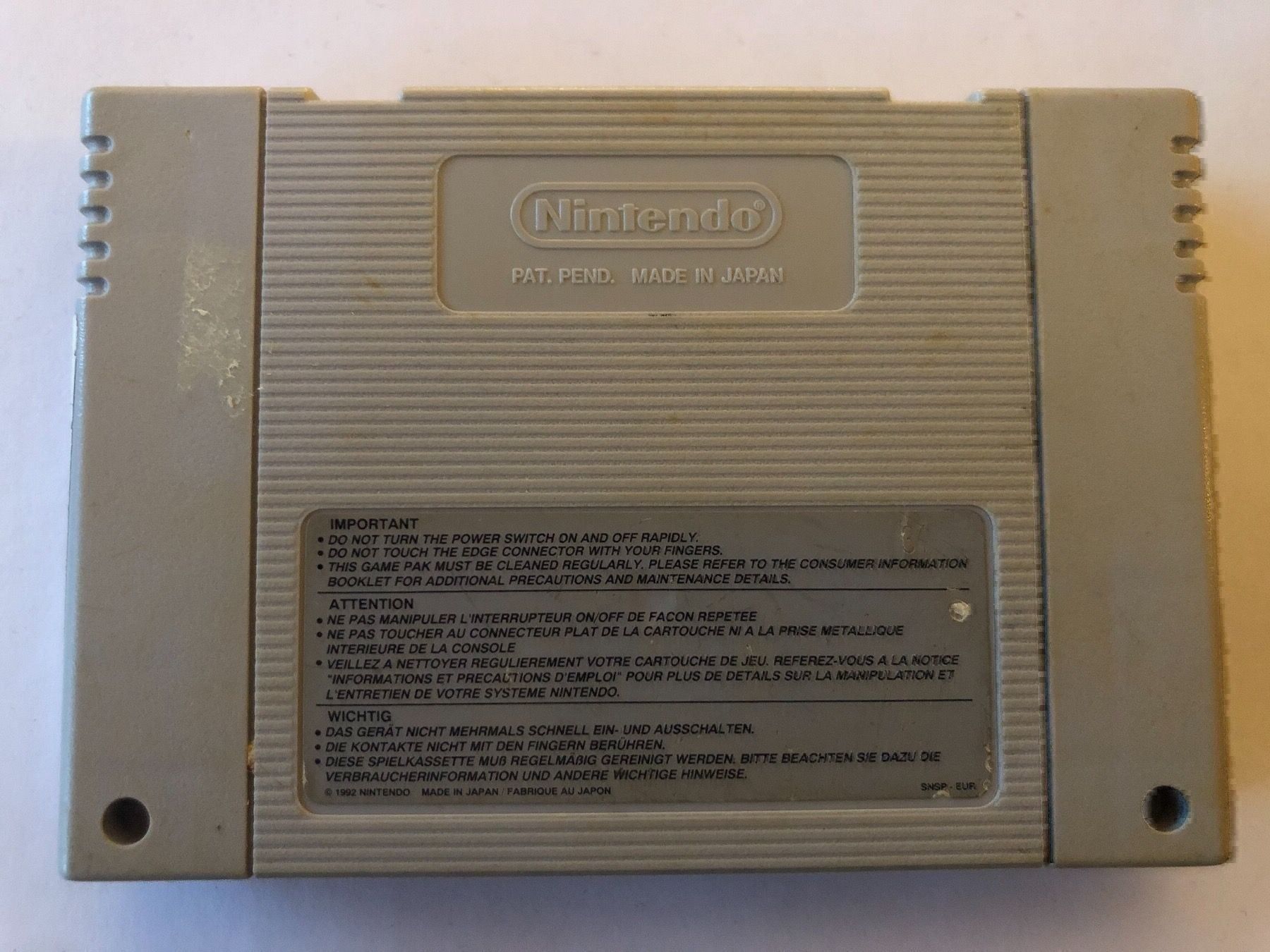 Nintendo Giochi: Simpsons Virtual Bart für Nintendo SNES – Usato da Kestenholz venduto da Naruto_01 1