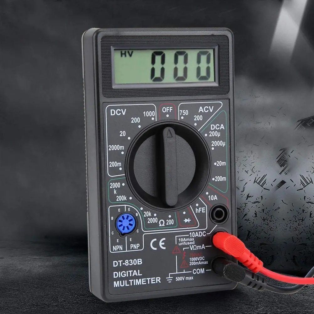 Misurare: NEU DT830B AC/DC Digital Multimeter Tester + Batterie 9V – Nuovo (secondo la descrizione) da Badäl venduto da RYzeR9980X4D 1