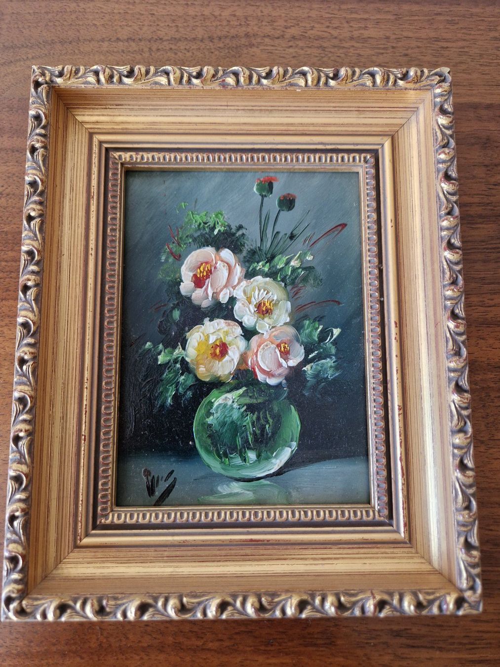 Cadres de tableaux: Ölgemälde Blumen mit Rahmen – D'occasion à Bern par Antikbatik 7