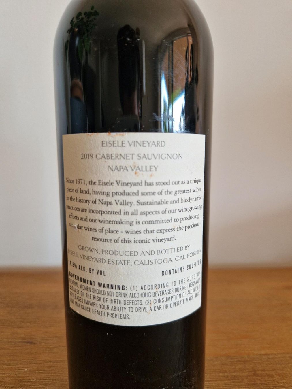 Wein: Eisele Vineyard Cabernet Sauvignon 2019 – Neu (gemäss Beschreibung) aus Luzern von yvesaeschbach 1