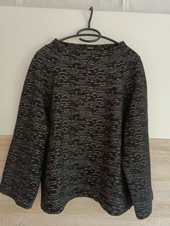Schickes Someday Sweatshirt Schwarz/Melliert