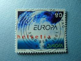 2001 Europa Wasser Sondermarke 1022 mit ET Vollstempel