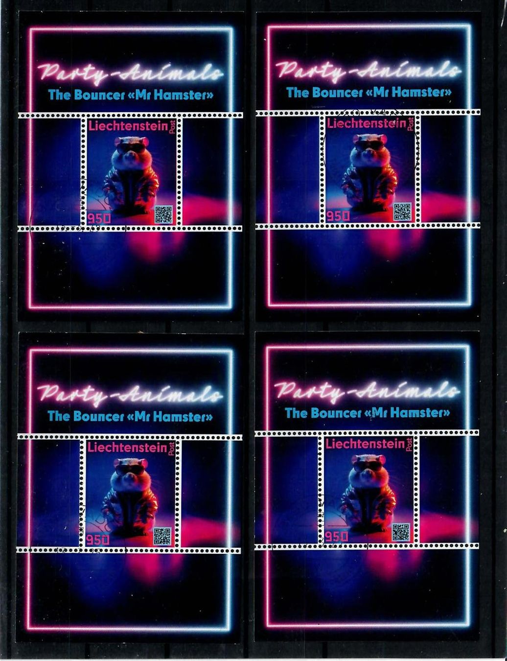 Tutti i francobolli: Crypto Briefmarke - "Mr Hamster" kompl. Serie gest. – Usato da Schlieren venduto da Dalpie1414