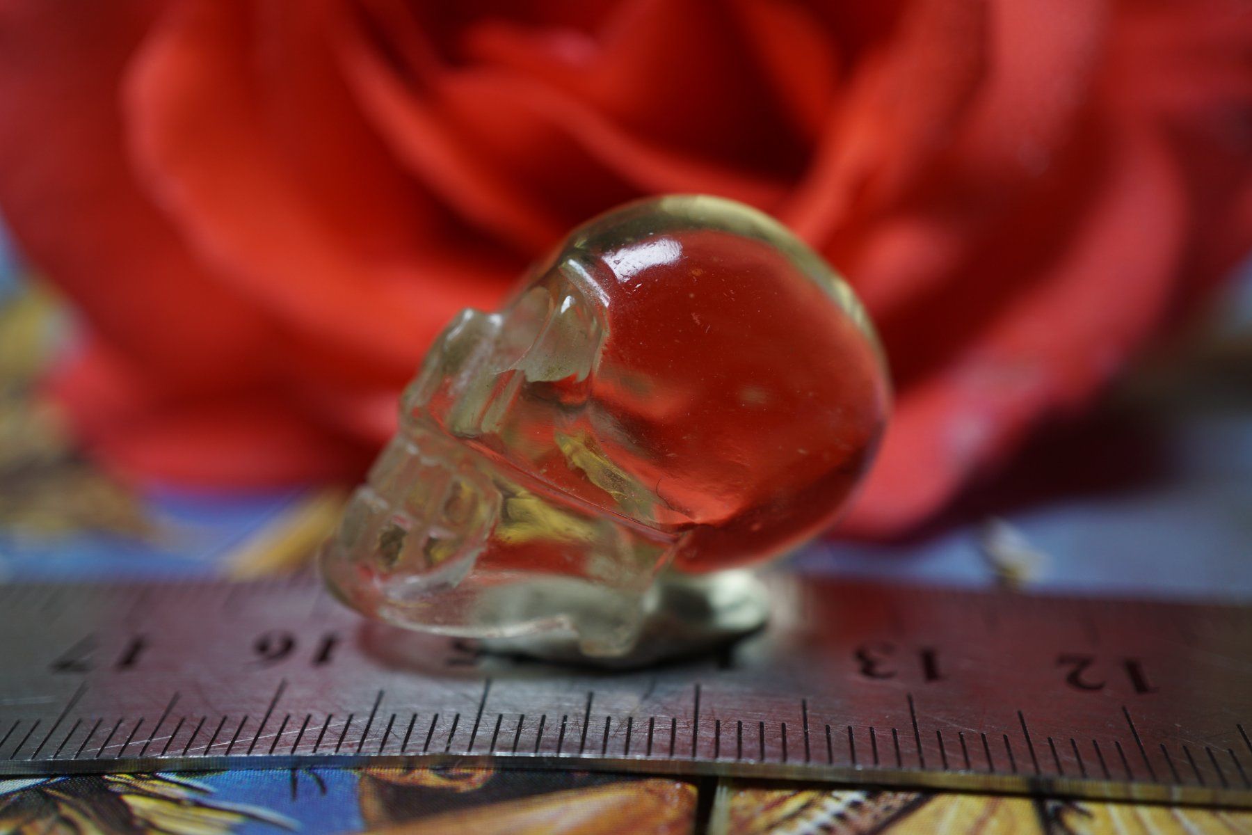 Minerali & Pietre curative: LDG Skull  Libysches  Wüstenglas    30mm – Nuovo e nell'imballaggio originale da Eschenbach SG venduto da topstone 7