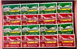 Nr.314/315 Sondermarken Alpenpost 1953 mit Stempel   