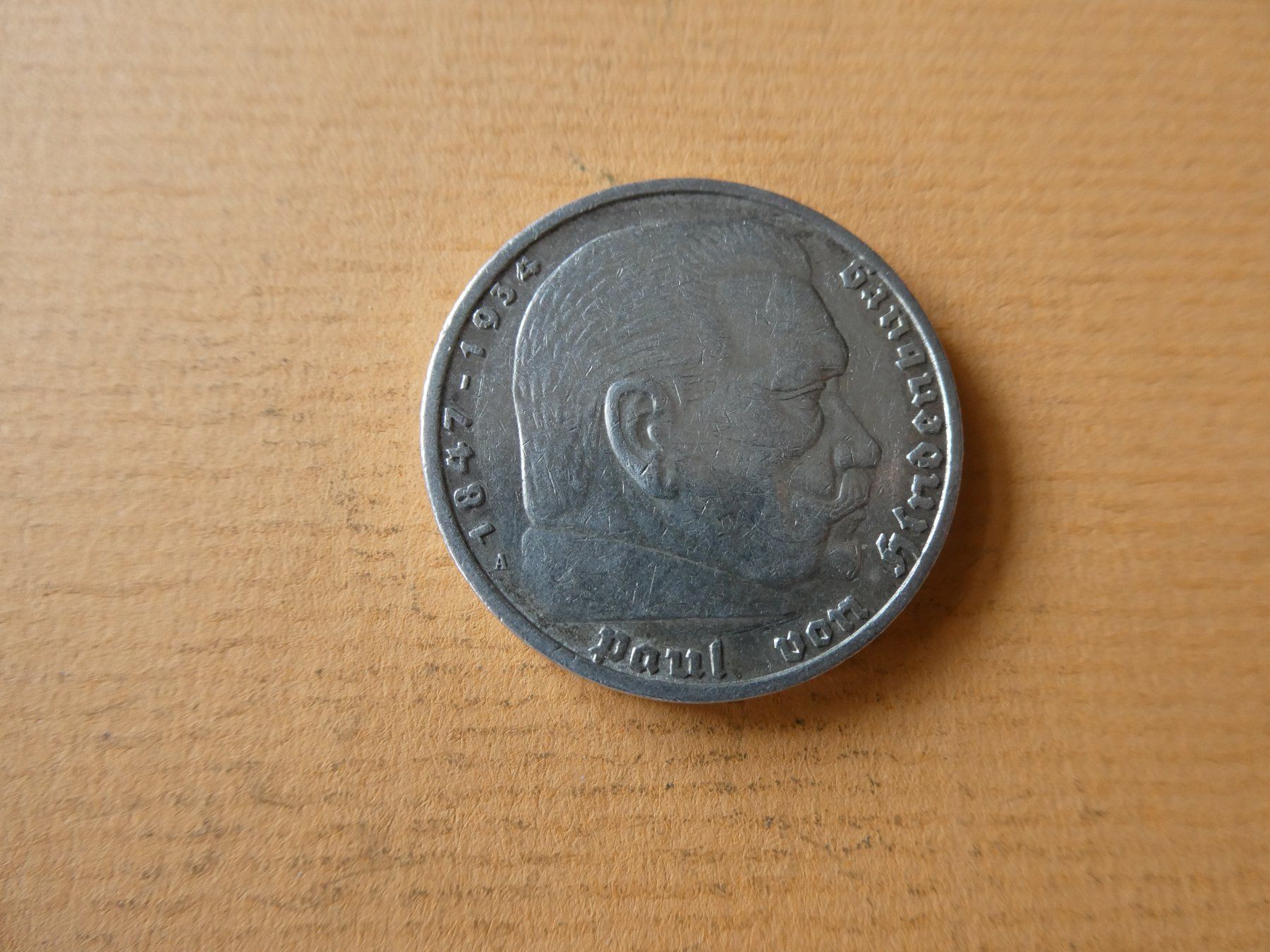 Tutti le monete: Dt. 1935 A, 5 Reichsmark - Silber – Usato da Hinterforst venduto da Rohusri