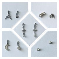 10-teiliges Piercing-Set Kugel-Aufsätze Innengewinde 1.2mm