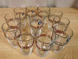 11 Leonardo Latte Macchiato Gläser, neuwertig, Original!