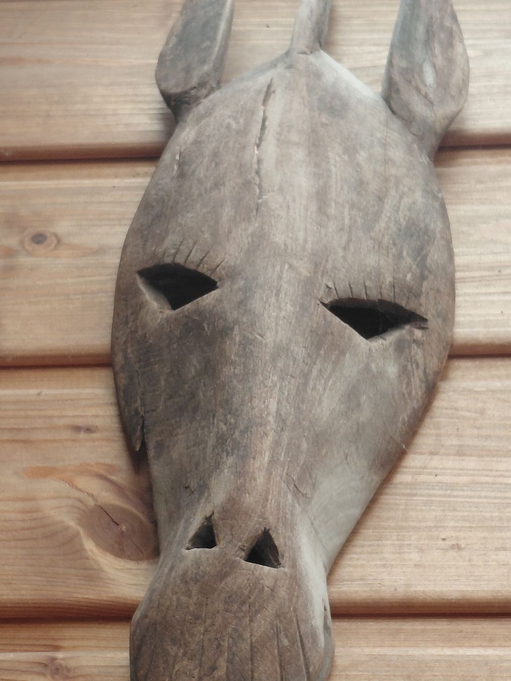 Internationale Kunst: 4 x Afrikanische Holzmasken – Gebraucht aus Ennetbühl von Marlon79 4