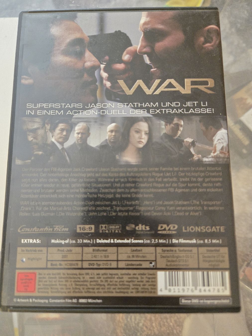 Tutti i DVDs: War Jason Statham DVD – Usato da Bussigny venduto da Kfdlt 1