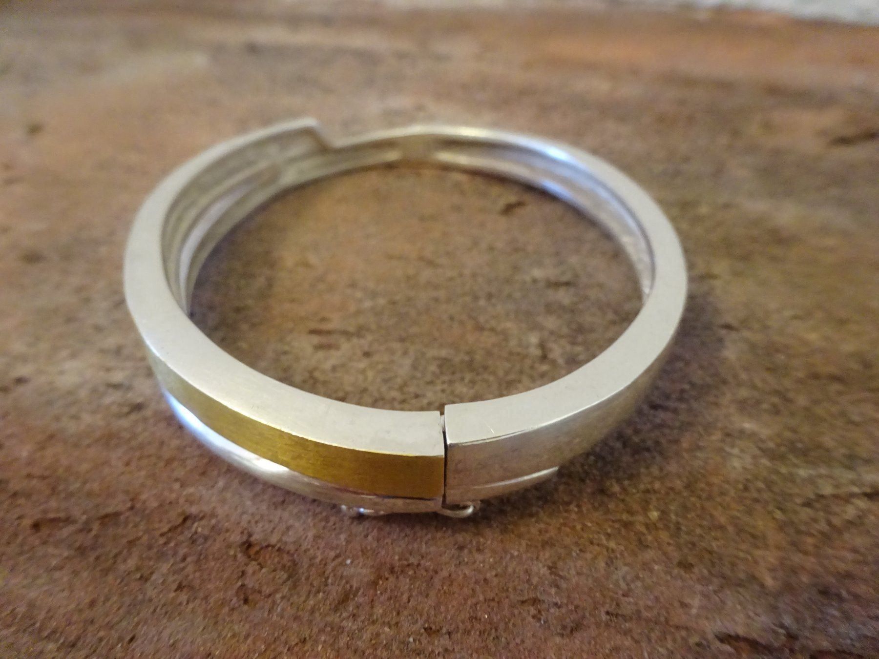 Bracciali & Braccialetti: Moderner Armreif Bicolor / 925 Silber – Usato da Esslingen venduto da FetteSchnecke 3