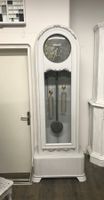Antike Standuhr helles grau vintage (2)